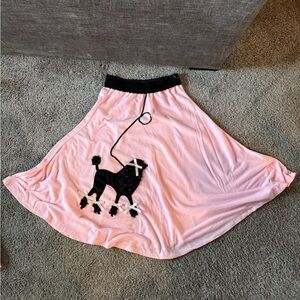 Women’s poodle skirt/sock hop costume OSFM